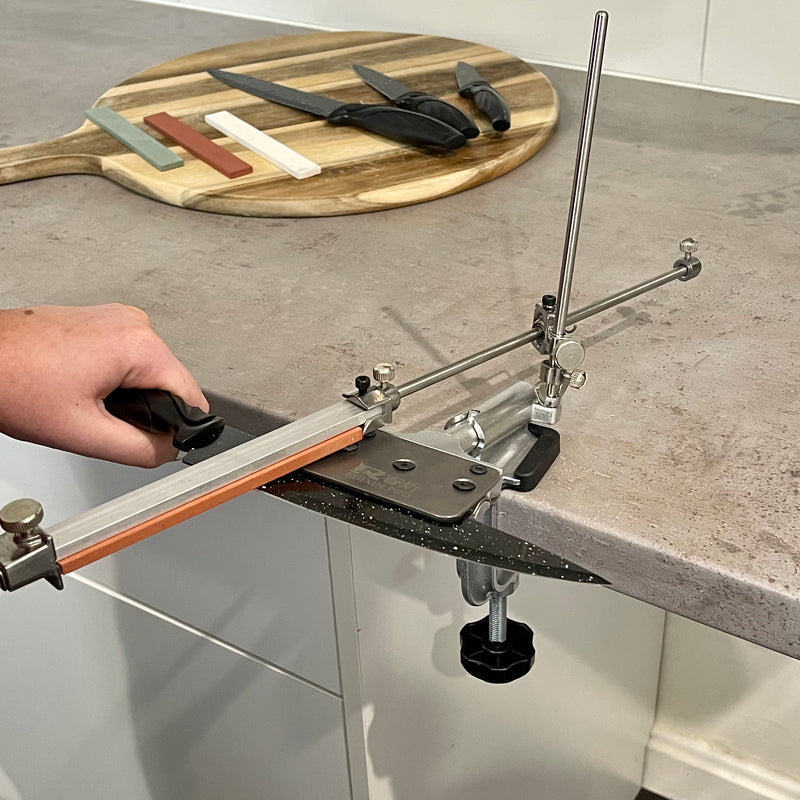 Knife Sharpening Kit Tool, Aluminium Alloy Knife Sharpener System